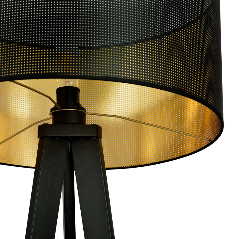 Aston lp1 black/gold  lampe Golvlampa