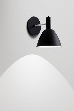 Bauhaus 90 w væg sort Vägglampa