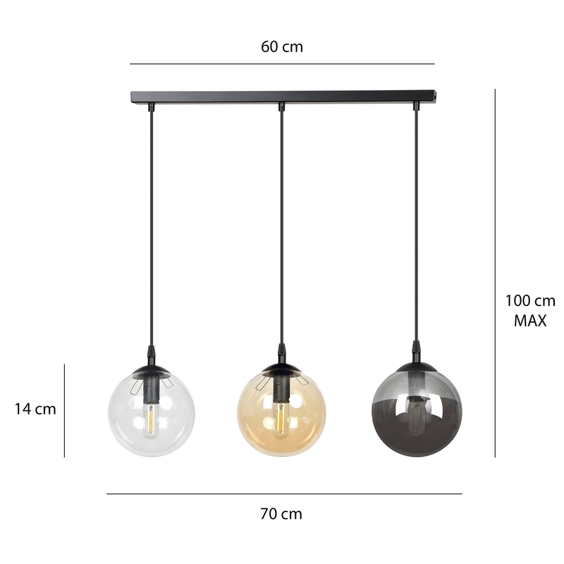 Cosmo 3 bl mix  lampe Taklampa