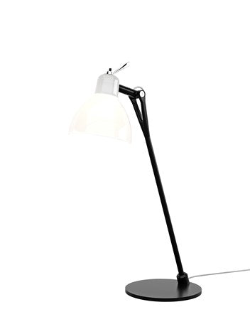 Luxy glam t0 bordlampe sort/hvid Skrivbordslampa
