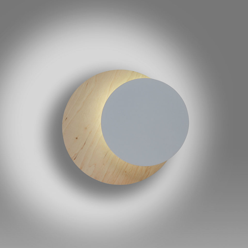 Circle 1b white  lampe Vägglampa