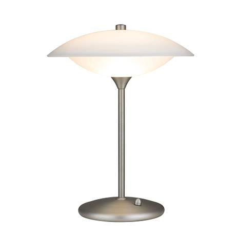 Baroni bordlampe ø30 opal / b-stål