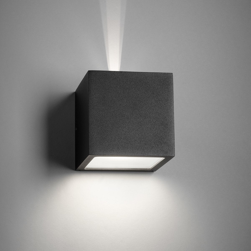 Cube black Utomhuslampa