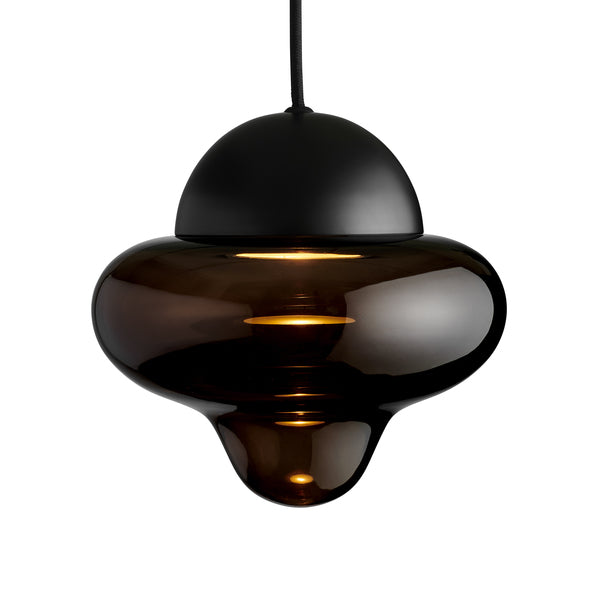 Design by us nutty brown pendant ø: 30 cm - brown/black Pendel