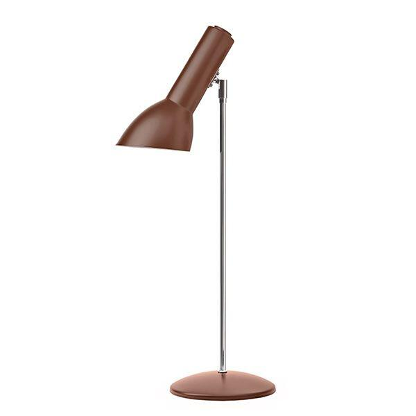 Oblique bordlampe teglrød 
Bordslampa