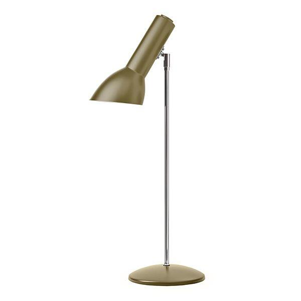 Oblique bordlampe olivengrøn 
Bordslampa