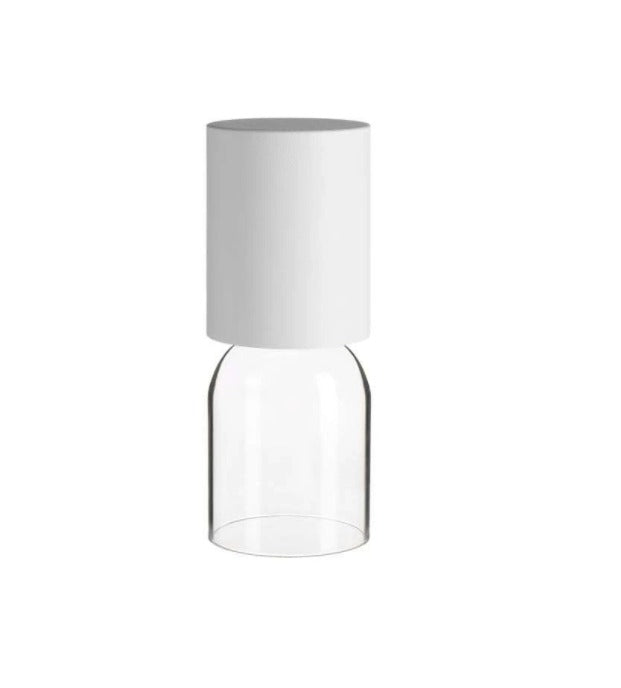 Nui mini led rechargable bordlampe white - luceplan 
Bordslampa