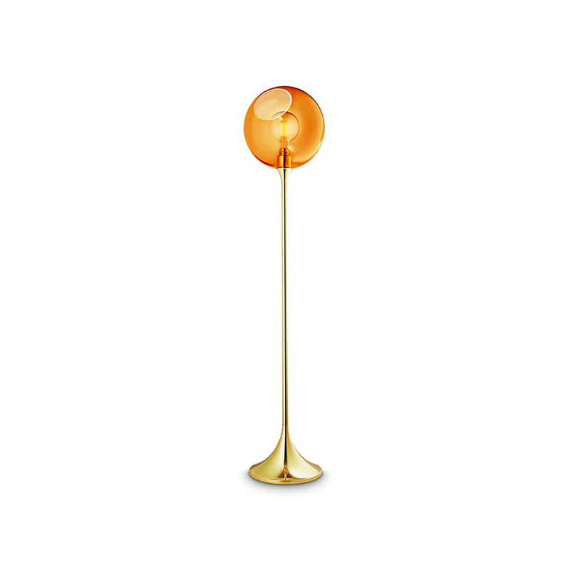 Design by us ballroom floor amber Golvlampa