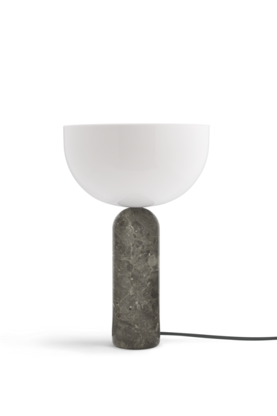 Kizu bordlampe large hvid/grå 
Bordslampa grå marmor