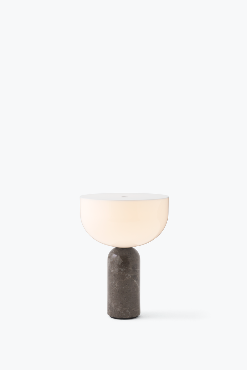 Kizu Portable Bordlampe Grå Marmor Bärbar grå marmor